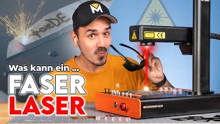 Günstiger FASERLASER für schnelle GRAVUR  EMSmart Basic 1 Test [upl. by Pudens959]