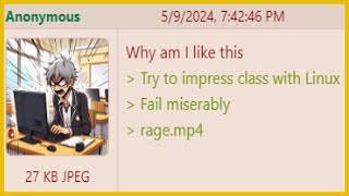 Anon Uses Linux  4Chan Greentext Stories [upl. by Harcourt]