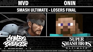 COMBO BREAKER 2024 LOSERS FINAL  MVD Snake vs Onin Steve  Smash Ultimate [upl. by Blim]