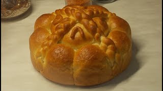 Slavski kolač za početnike posno Br1  Ritual Bread [upl. by Drabeck]