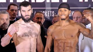 Artur Beterbiev vs Anthony Yarde • FULL WEIGH IN amp FACE OFF  BT Sport Boxing [upl. by Rolyks]