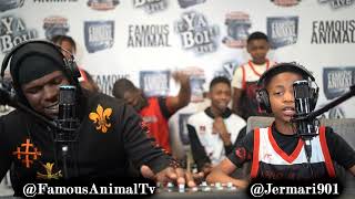 Memphis Rapper Jermari Stops by Drops Hot Freestyle on Famous Animal Tv [upl. by Kcireddor]