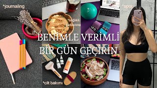 BENİMLE HAYATINIZI DÜZENE SOKUN  rutinlere dönüş evde verimli bir günüm [upl. by Giselle]