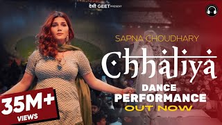 Chhaliya  Sapna Choudhary Dance Performance  New Haryanvi Songs Haryanavi 2024 [upl. by Bary]