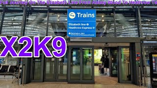 Heathrow to Central London  Part 1  Elizabeth Line [upl. by Deny]