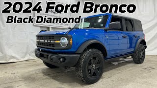 2024 Ford Bronco Black Diamond 4Door Review [upl. by Persian963]