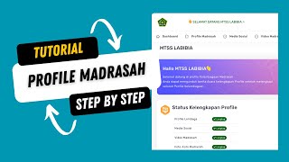 Tutorial Lengkap Pengisian Profil Madrasah di EMIS Langkah demi Langkah [upl. by Utter]