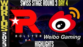 KT vs WBG Highlights  Worlds 2023 Swiss Stage Day 4 Round 3  KT Rolster vs Weibo Gaming [upl. by Dermott]