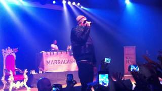 Marracash  senicar Feat Gue Pequeno LIVE  ALCATRAZ 12012012 [upl. by Ojimmas]