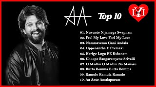 Allu Arjun I Top 10 Songs [upl. by Ardella]