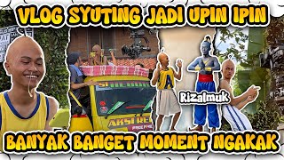 VLOG SYUTING ALDI TV JADI UPIN IPIN LAGI 🤣  BARENG RIZALMUK DIA JADI JIN NGAKAK BANGET COK 😭 [upl. by Airpal]