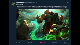 Illaoi is getting 125 Bonus Range on Tentacles [upl. by Laverna]