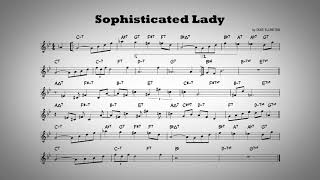 Sophisticated lady  Play along  Bb instruments [upl. by Ettezil]