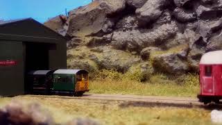 00 gauge Mannez Quarry on the Alderney Railway [upl. by Htidirem]