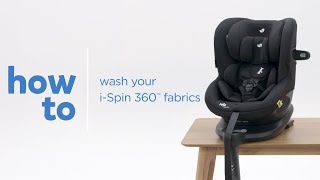 How To Wash Your Joie iSpin 360™ Fabrics [upl. by Gefell435]