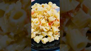 Cheesy Pasta 🍝 youtubeshorts food breakfast cooking [upl. by Piks]