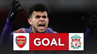 GOAL  Luis Díaz  Arsenal 02 Liverpool  Third Round  Emirates FA Cup 202324 [upl. by Hannon387]