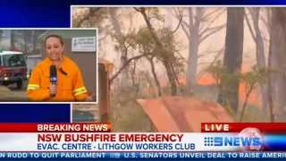 2013 Blue Mountains Bush Fires Clip 5 [upl. by Riccardo]