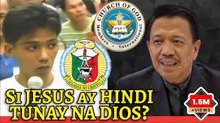 Bro Eli Soriano FULL Debate Reaction quotAng AMA LANG ang TUNAY na DIOSquot vs INC Melvin Roxas  U3 [upl. by Newbold]