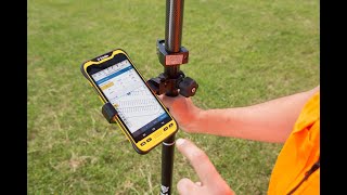 How to Use and setup Trimble GPS R12 survey unit part2 [upl. by Dobb]