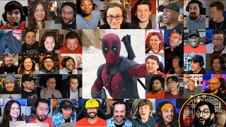 Deadpool amp Wolverine Official Teaser Trailer Reaction Mashup  Deadpool 3  Super Bowl 2024 [upl. by Joyan]