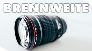 Brennweite erklärt  Was ist die Brennweite  Kamera Objektive erklärt [upl. by Kinemod]