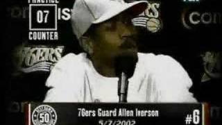 Allen Iverson talks about PRACTICE [upl. by Anirbys560]