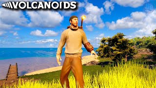 Island Survival  Volcanoids Gameplay  Part 2 [upl. by Thesda]