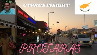 Protaras Cyprus  A Walk Down the Strip for Mavis [upl. by Emmerich966]