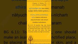 Bhagavad Gita Shloka A Day  Divine Prayers bhagavadgita sanskritchants song hinduscripture [upl. by Erica]