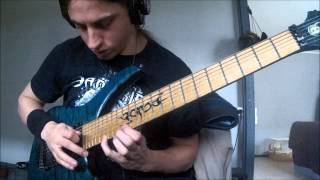 Obscura  Anticosmic Overload Guitar Solo Cover [upl. by Bills]