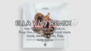 Pepe Quintana  Ella y Yo Remix Lyrics [upl. by Alexa480]