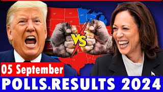 Sep 5 2024 New poll shows presidential campaign news • US Election 2024 Polls Harris vs Trump [upl. by Nortal103]