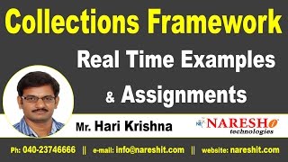 Collections Framework  Real Time Examples and Assignments  Core Java Tutorial  Mr Hari Krishna [upl. by Gaye26]