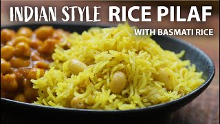 The Perfect Fluffy Rice Pilaf  Delicious Vegetarian And Vegan Meals Idea [upl. by Linker699]