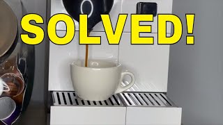 Nespresso Machine Wont Pump Water QUICKEST EASIEST FIX [upl. by Dareece]