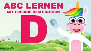 Buchstaben lernen deutsch  Buchstabe D  ABC lernen für Kleinkinder [upl. by Pogue]