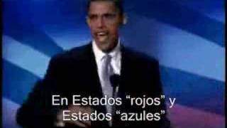 PART2 Barack Obama  Yes we can  DNC 04 Spanish [upl. by Ambrogino642]