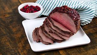 Cranberry Top Sirloin Roast Recipe [upl. by Nnylarat]