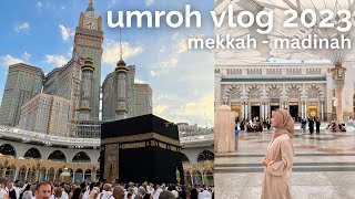 UMROH VLOG 2023 full trip madinah  mekkah indonesia [upl. by Ymled]