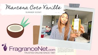 ELEGANT COCONUT PERFUME  MANCERA COCO VANILLE REVIEW  FRAGRANCENET  VALLIVON [upl. by Carlile]