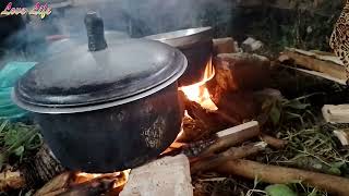 Survival Cooking MasterChef Skills In The Remote Wilderness During A Downpour [upl. by Attezi731]