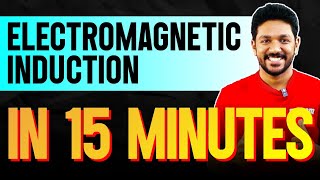 Electromagnetic Induction in 15 minutes with Short Notes SSLC Physics Onam Exam sslcphysics [upl. by Ericha587]