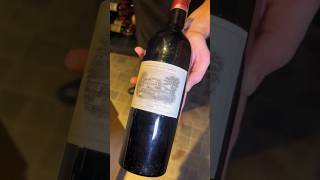 Opening a Château Lafite Rothschild from 1928 🍷wunderbrunnenopfikon juanluisbiedma winedavide [upl. by Ydiarf]