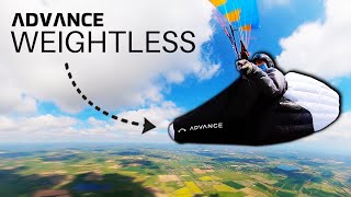 Advance WEIGHTLESS ultralight pod paragliding harness  first impressions review [upl. by Rich]