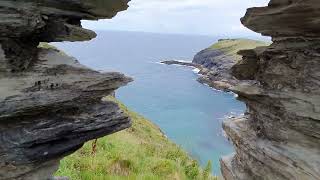 views from Tintagel castle Cornwall 27th July 2024 [upl. by Reteip]