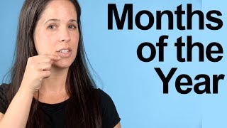 How to Pronounce the Months of the Year American English [upl. by Ajram]