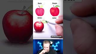 Noob vs Pro 🍎 APFEL ZEICHNEN [upl. by Anerhs]