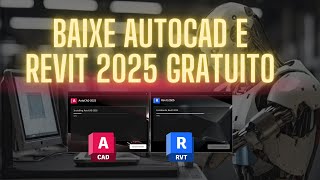 COMO BAIXAR E INSTALAR AUTOCAD E REVIT 2025 GRATUITO PARA ESTUDANTE [upl. by Reisman]