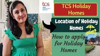 TCS Holiday Homes  Location of Holiday Homes  How to apply for Holiday Homes  Thelady Saga Megha [upl. by Erehc307]